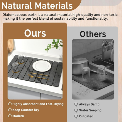 Diatomaceous Dish Drying Mat