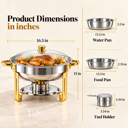 Sevynt™ Stainless Steel Chafing Set
