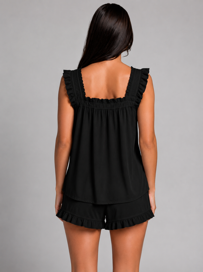Ruffle Lounge Pajama Set