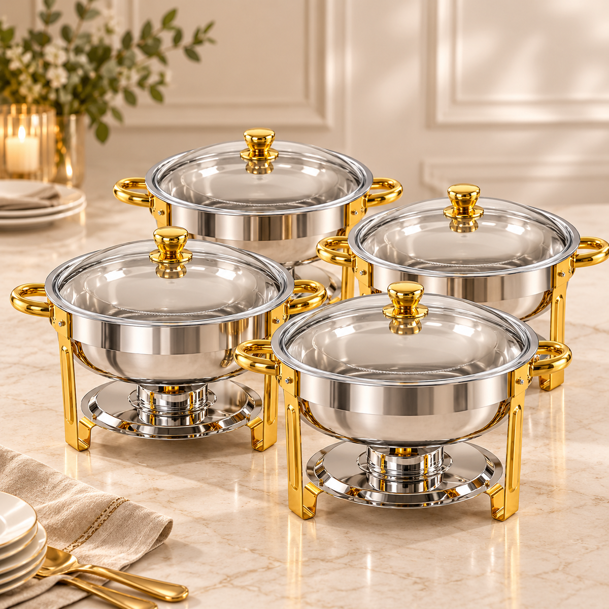 Sevynt™ Stainless Steel Chafing Set
