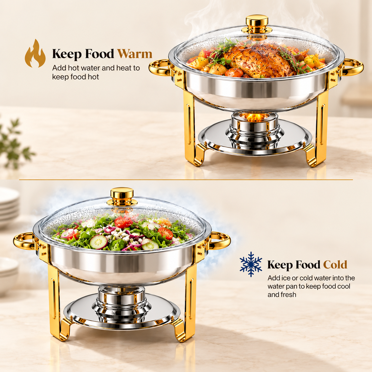 Sevynt™ Stainless Steel Chafing Set