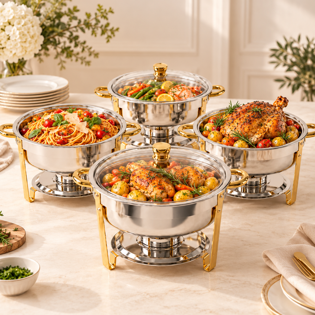 Sevynt™ Stainless Steel Chafing Set