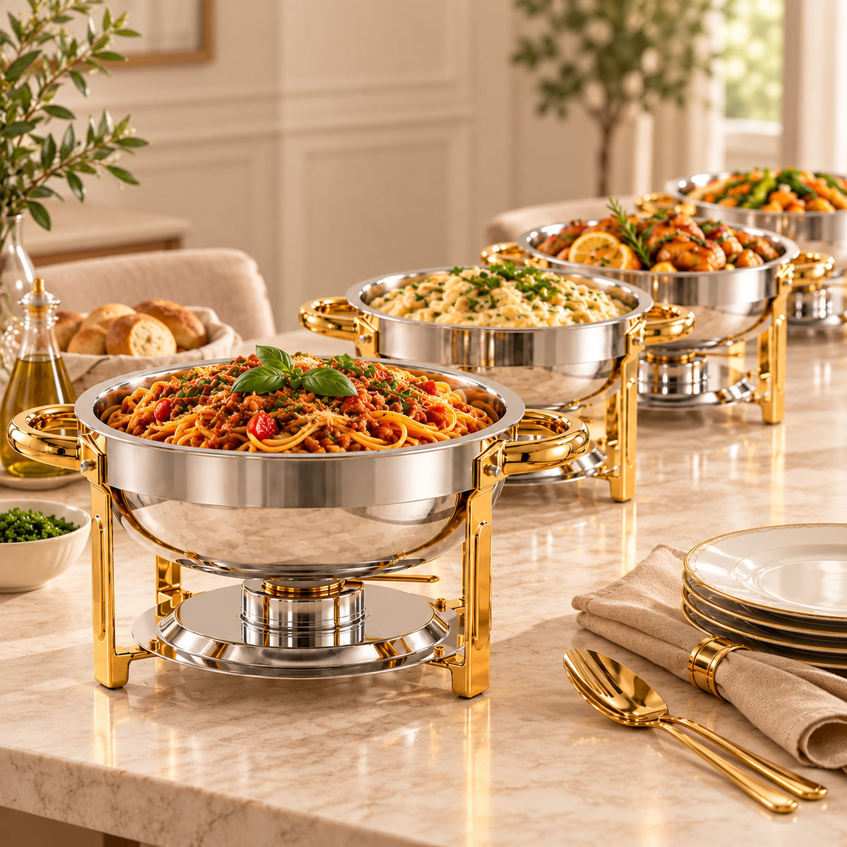 Sevynt™ Stainless Steel Chafing Set