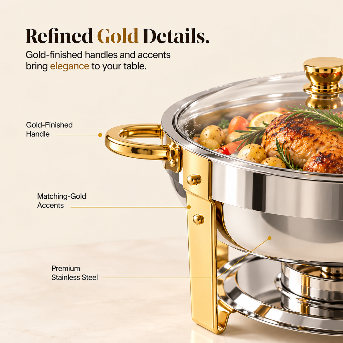 Sevynt™ Stainless Steel Chafing Set